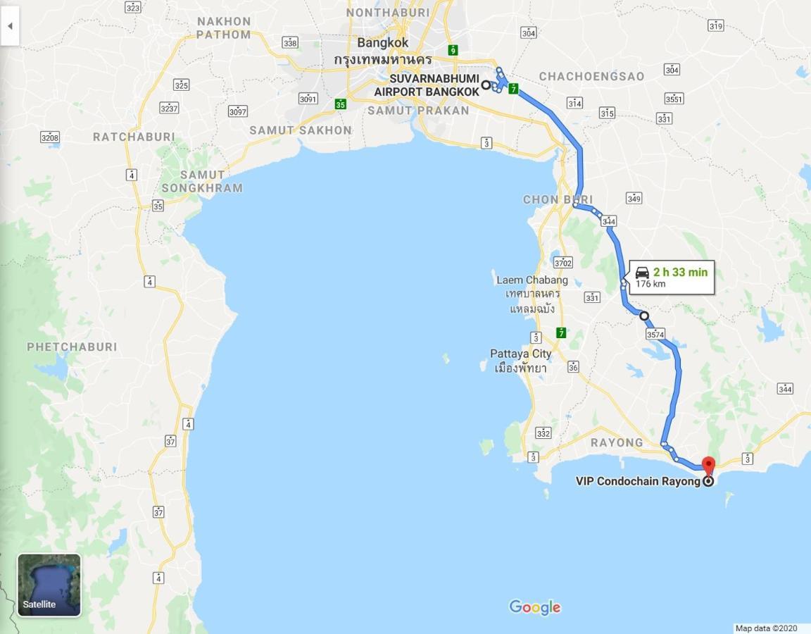 Panorama Sea View Room 245, V.I.P Condo Chain Rayong Ban Phe Exterior foto
